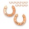 Horseshoe Wall Decor Good Luck Metal Horseshoes Rustic Vintage Wedding Birthday Party Decor Table Centerpieces Housewarming Return Gift - Western Theme Party Decorations